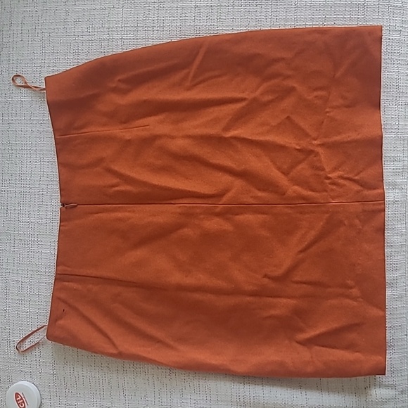 Espirit Collection Orange Mini Skirt - Picture 3 of 6